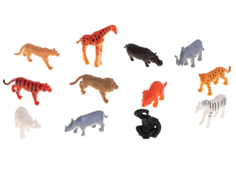 Figurki zwierzęta morskie dzikie zagrodowe dinozaury zestaw mix 48sztuk Figurki zwierzęta morskie dzikie zagrodowe dinozaury zestaw mix 48sztuk