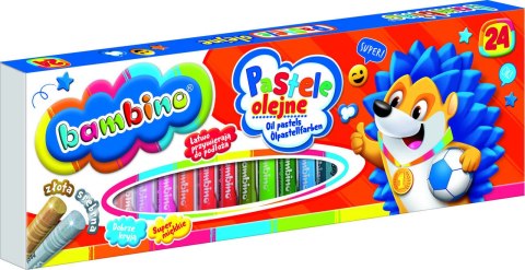 BAMBINO Pastele kredki olejne 24 kolory BAMBINO Pastele kredki olejne 24 kolory