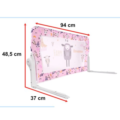 Barierka ochronna bramka osłonka do łóżka 90cm owieczka Barierka ochronna bramka osłonka do łóżka 90cm owieczka