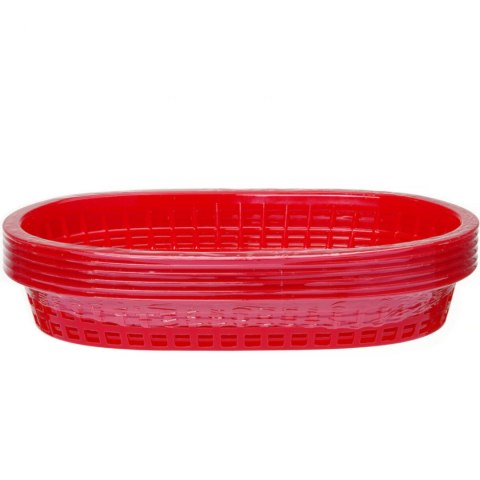 Koszyk do pieczywa owalny czerwony 6 szt. - Hendi 426319 Koszyk do pieczywa owalny czerwony 6 szt. - Hendi 426319