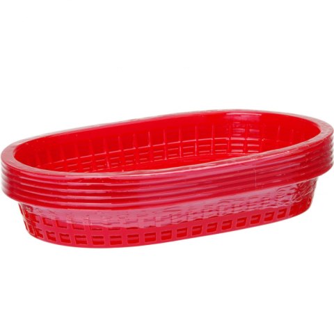 Koszyk do pieczywa owalny czerwony 6 szt. - Hendi 426319 Koszyk do pieczywa owalny czerwony 6 szt. - Hendi 426319