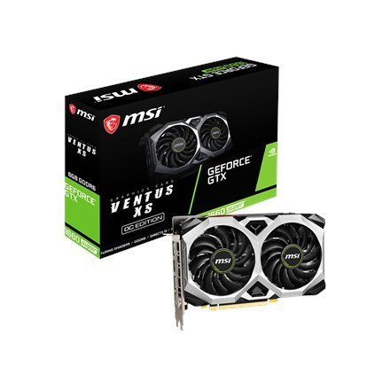 MSI GeForce GTX 1660 SUPER VENTUS XS NVIDIA, 6 GB, GeForce GTX 1660 SUPER, GDDR6, PCI Express x16 3.0, Processor frequency 1815 MSI GeForce GTX 1660 SUPER VENTUS XS NVIDIA, 6 GB, GeForce GTX 1660 SUPER, GDDR6, PCI Express x16 3.0, Processor frequency 1815
