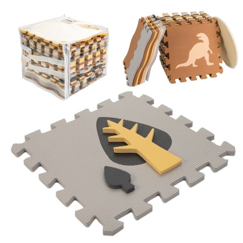 Puzzle piankowe mata / kojec 36el. dinozaury 143cm x 143cm x1cm Puzzle piankowe mata / kojec 36el. dinozaury 143cm x 143cm x1cm