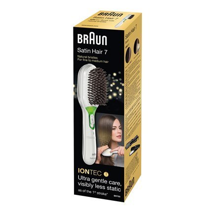 Braun BR750 Satin Hair Ionic Brush, White Braun BR750 Green, White Braun BR750 Satin Hair Ionic Brush, White Braun BR750 Green, White