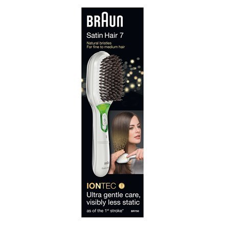 Braun BR750 Satin Hair Ionic Brush, White Braun BR750 Green, White Braun BR750 Satin Hair Ionic Brush, White Braun BR750 Green, White