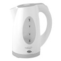 Adler Kettle AD 1208 Standard, Plastic, White, 2000 W, 360° rotational base, 1.8 L