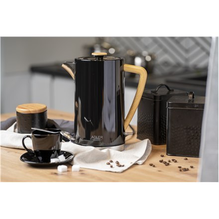 Adler Kettle AD 1347b Electric, 2200 W, 1.5 L, Stainless steel, 360° rotational base, Black Adler Kettle AD 1347b Electric, 2200 W, 1.5 L, Stainless steel, 360° rotational base, Black