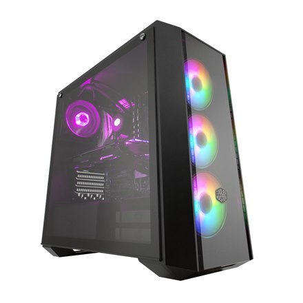 Cooler Master MASTERBOX PRO 5 ARGB Side window, Black, Mid-Tower, Power supply included No Cooler Master MASTERBOX PRO 5 ARGB Side window, Black, Mid-Tower, Power supply included No
