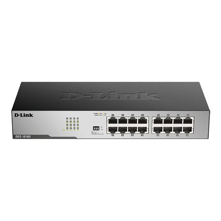 D-Link 16-Port Gigabit Unmanaged Desktop Switch DGS-1016D D-Link 16-Port Gigabit Unmanaged Desktop Switch DGS-1016D
