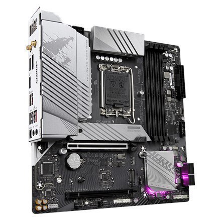 Gigabyte B760M AORUS ELITE AX 1.0 M/B Processor family Intel, Processor socket LGA1700, DDR5 DIMM, Memory slots 4, Supported ha Gigabyte B760M AORUS ELITE AX 1.0 M/B Processor family Intel, Processor socket LGA1700, DDR5 DIMM, Memory slots 4, Supported ha
