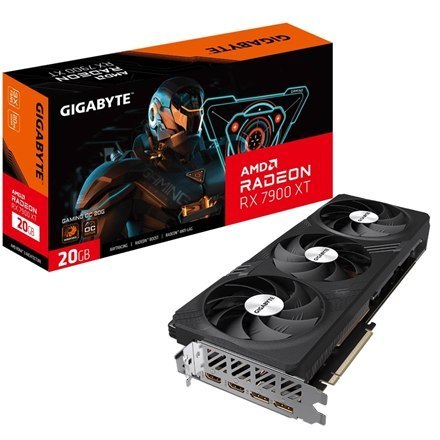 Gigabyte GV-R79XTGAMING OC-20GD 1.0 NVIDIA, 20 GB, Radeon RX 7900 XT, GDDR6, PCI-E 4.0, HDMI ports quantity 2, Memory clock sp Gigabyte GV-R79XTGAMING OC-20GD 1.0 NVIDIA, 20 GB, Radeon RX 7900 XT, GDDR6, PCI-E 4.0, HDMI ports quantity 2, Memory clock sp