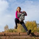 Kasztanowaty konik hobby horse duży A3 kantar HH