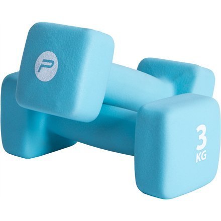 Pure2Improve P2I201410 Dumbbells, 2 pcs, 3 kg, Blue, Neoprene Pure2Improve P2I201410 Dumbbells, 2 pcs, 3 kg, Blue, Neoprene
