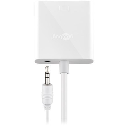 Goobay HDMI/VGA adapter, nickel plated 51758 White, VGA female (15-pin), HDMI male (type A) Goobay HDMI/VGA adapter, nickel plated 51758 White, VGA female (15-pin), HDMI male (type A)