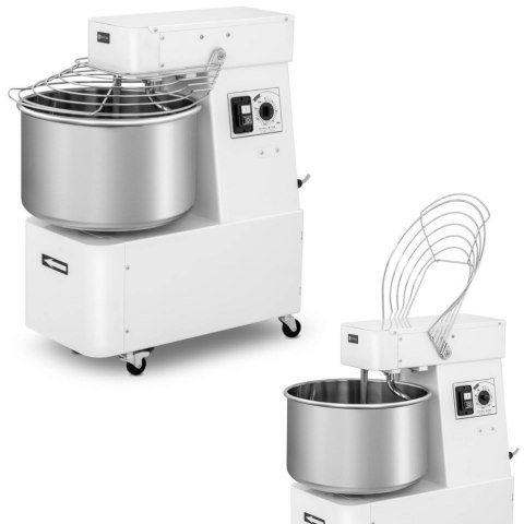 Miesiarka spiralna mikser spiralny do ciasta ze stałą dzieżą 32 l 88 kg/h 1100 W ITALY Miesiarka spiralna mikser spiralny do ciasta ze stałą dzieżą 32 l 88 kg/h 1100 W ITALY