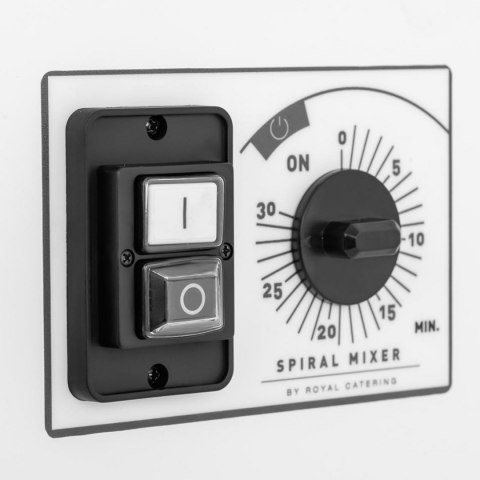 Miesiarka spiralna mikser spiralny do ciasta ze stałą dzieżą 32 l 88 kg/h 1100 W ITALY Miesiarka spiralna mikser spiralny do ciasta ze stałą dzieżą 32 l 88 kg/h 1100 W ITALY