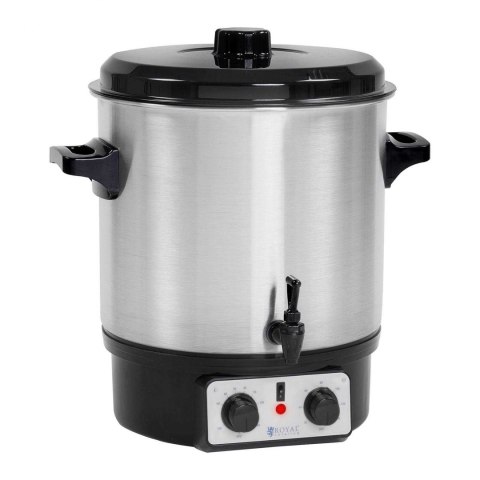 Podgrzewacz warnik do grzańca grzanego wina z kranem timerem stal nierdzewna 2000W 27L Podgrzewacz warnik do grzańca grzanego wina z kranem timerem stal nierdzewna 2000W 27L