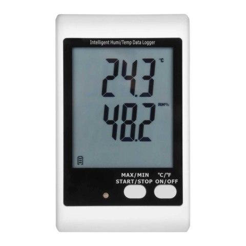 Termohigrometr rejestrator temperatury i wilgotności zakres 0 - 100% -35 - 70C USB Termohigrometr rejestrator temperatury i wilgotności zakres 0 - 100% -35 - 70C USB
