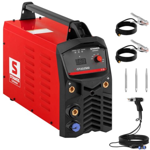 Zgrzewarka przypawarka kondensatorowa do śrub gwoździ kołków metalowych M3 - M10 S-STUD2500 Juli Stamos Germany Zgrzewarka przypawarka kondensatorowa do śrub gwoździ kołków metalowych M3 - M10 S-STUD2500 Juli Stamos Germany