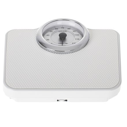 Adler Mechanical Bathroom Scale AD 8180 Maximum weight (capacity) 136 kg, Accuracy 1000 g, White Adler Mechanical Bathroom Scale AD 8180 Maximum weight (capacity) 136 kg, Accuracy 1000 g, White