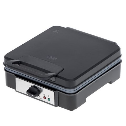 Adler Waffle Maker AD 3049 1200 W, Number of pastry 4, Belgium, Black Adler Waffle Maker AD 3049 1200 W, Number of pastry 4, Belgium, Black