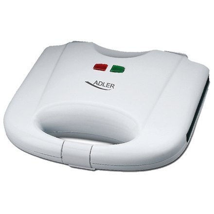 Adler Waffle maker AD 311 700 W, Number of pastry 2, Belgium, White Adler Waffle maker AD 311 700 W, Number of pastry 2, Belgium, White