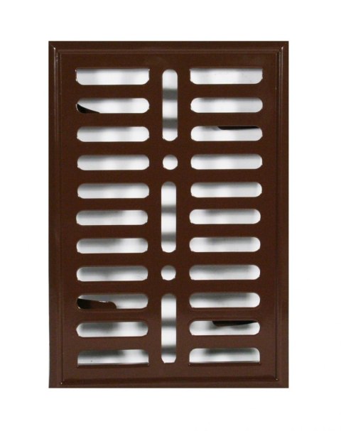 KRATKA METALOWA MALOWANA 14*21CM BRĄZOWA KRATKA METALOWA MALOWANA 14*21CM BRĄZOWA