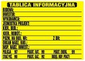 TABLICA INFORMACYJNA BUDOWLANA 690*460MM