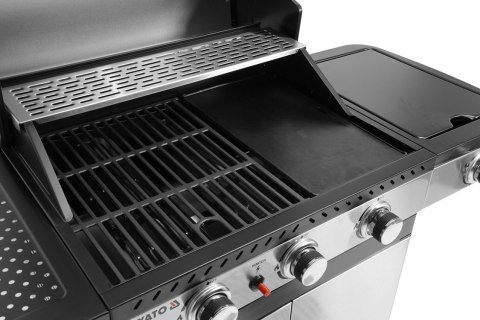 GRILL GAZOWY 3+1 STAL NIERDZEWNA 11,5KW GRILL GAZOWY 3+1 STAL NIERDZEWNA 11,5KW
