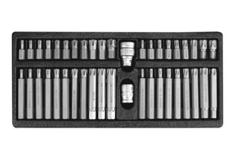 KOMPLET KLUCZY 42 CZĘŚCI RIBE, TORX SECURITY KOMPLET KLUCZY 42 CZĘŚCI RIBE, TORX SECURITY