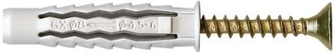 DYBEL UNIWERSALNY ŁEB Z NACIĘCIEM KRZYŻOWYM GXK 5/30MM DYBEL UNIWERSALNY ŁEB Z NACIĘCIEM KRZYŻOWYM GXK 5/30MM