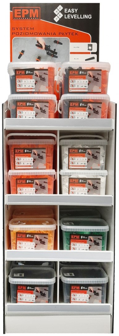 SYSTEM UKŁADANIA PŁYTEK EASY LEVELING 50 KLIN+ 100 KLIPS 1MM SYSTEM UKŁADANIA PŁYTEK EASY LEVELING 50 KLIN+ 100 KLIPS 1MM