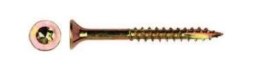 WKRĘT DO DREWNA OCYNK ŻÓŁTY NA TORX 4.0*40MM T20