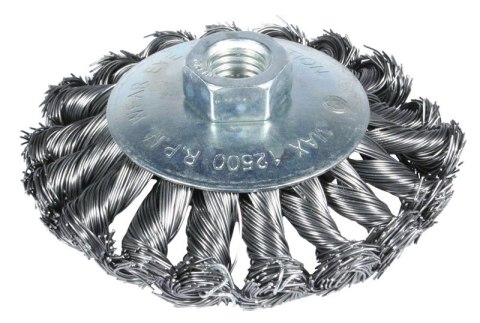 SZCZOTKA TARCZOWO KĄTOWA SPLATANA 100MM ZN SZCZOTKA TARCZOWO KĄTOWA SPLATANA 100MM ZN