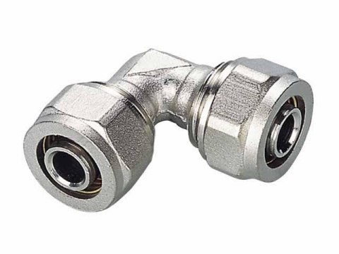 KOLANO PEX-AL-PEX CHROM 16*16 PODWÓJNE KOLANO PEX-AL-PEX CHROM 16*16 PODWÓJNE