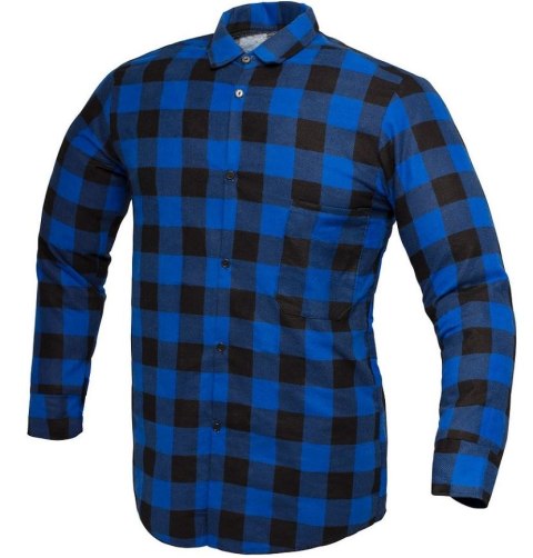 KOSZULA FLANELOWA NIEBIESKA, POLSKA ROZMIAR XXL KOSZULA FLANELOWA NIEBIESKA, POLSKA ROZMIAR XXL
