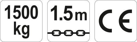 WCIĄGNIK ŁAŃCUCHOWY - DŹWIGNIOWY 1.5T WCIĄGNIK ŁAŃCUCHOWY - DŹWIGNIOWY 1.5T