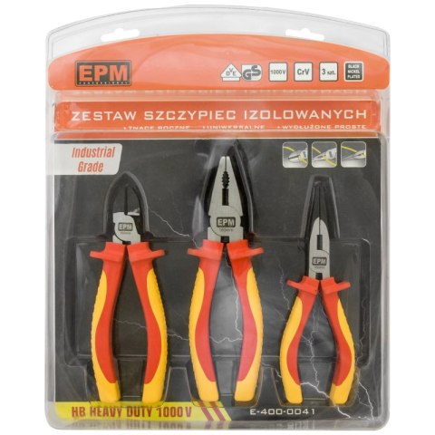 ZESTAW SZCZYPIEC IZOLOWANYCH 3 SZTUKI 160MM CRV ZESTAW SZCZYPIEC IZOLOWANYCH 3 SZTUKI 160MM CRV