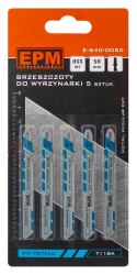 BRZESZCZOT DO WYRZYNARKI 51MM 21TPI METAL T118A 5 SZTUK