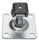 ZAWIAS REGULOWANY 16 MM Z PŁYTKĄ 80*80*3MM
