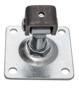 ZAWIAS REGULOWANY 16 MM Z PŁYTKĄ 80*80*3MM