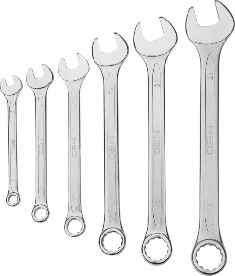 KOMPLET KLUCZY PŁASKO-OCZKOWYCH 6-32 MM 26 SZTUK KOMPLET KLUCZY PŁASKO-OCZKOWYCH 6-32 MM 26 SZTUK