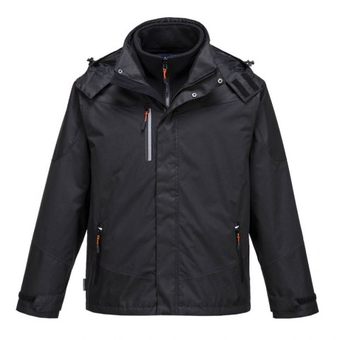 KURTKA OCIEPLANA 3W1 S553 CZARNA XL KURTKA OCIEPLANA 3W1 S553 CZARNA XL