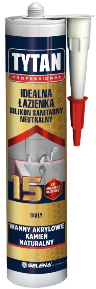 SILIKON TYTAN SANITARNY IDEALNA ŁAZIENKA 280ML BIAŁY SILIKON TYTAN SANITARNY IDEALNA ŁAZIENKA 280ML BIAŁY