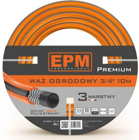 WĄŻ. ZBROJONY DO URZĄDZEŃ ZRASZAJĄCYCH 3/4 10MB PREMIUM WĄŻ. ZBROJONY DO URZĄDZEŃ ZRASZAJĄCYCH 3/4 10MB PREMIUM