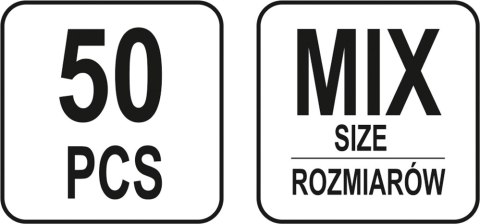 ZESTAW SZYBKOZŁĄCZY ELEKTRYCZNYCH 50SZT ZESTAW SZYBKOZŁĄCZY ELEKTRYCZNYCH 50SZT