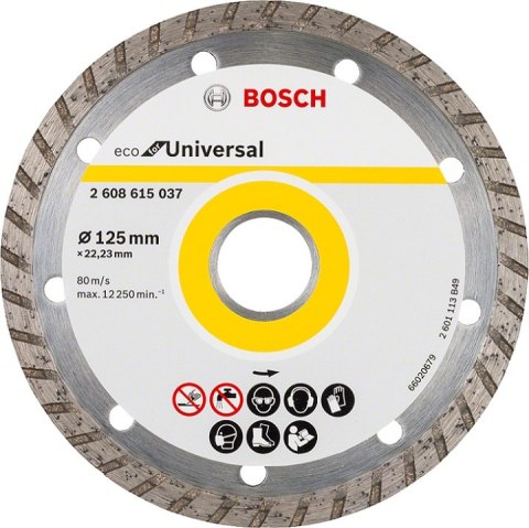 TARCZA DIAMENTOWA BUDOWLANA ECO TURBO 125MM TARCZA DIAMENTOWA BUDOWLANA ECO TURBO 125MM