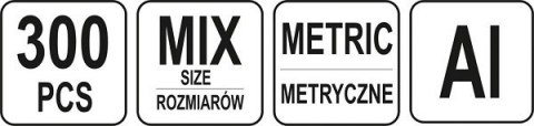 ZESTAW PODKŁADEK ALUMINIOWYCH 300 SZT. MIX ROZMIARÓW ZESTAW PODKŁADEK ALUMINIOWYCH 300 SZT. MIX ROZMIARÓW