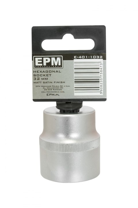 NASADKA KRÓTKA 1/2'' 6-KĄTNA SATIN 32MM NASADKA KRÓTKA 1/2'' 6-KĄTNA SATIN 32MM