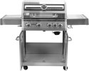 GRILL GAZOWY 4+1 STAL NIERDZEWNA 14.2KW, SZYBA